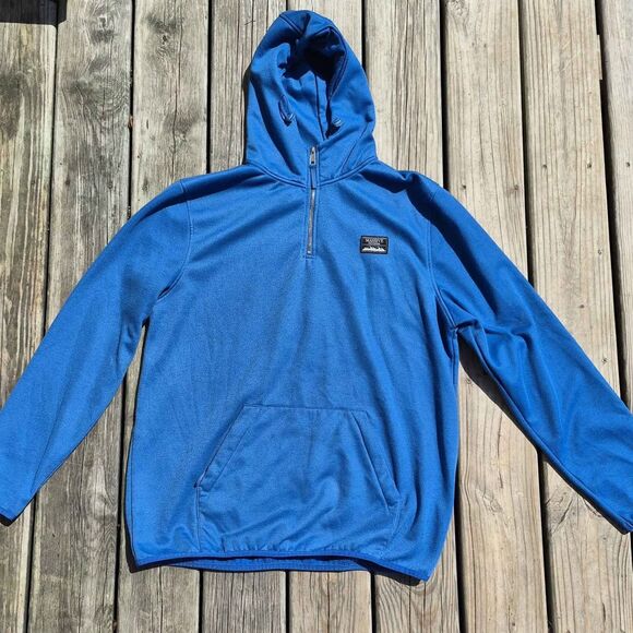 Massive Outdoor Men's 1/4 Zip Hooded Fleece Pull-Over - XL - Picture 1 of 5